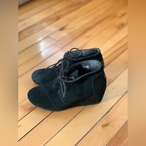 Toms Kala Wedge Bootie Black